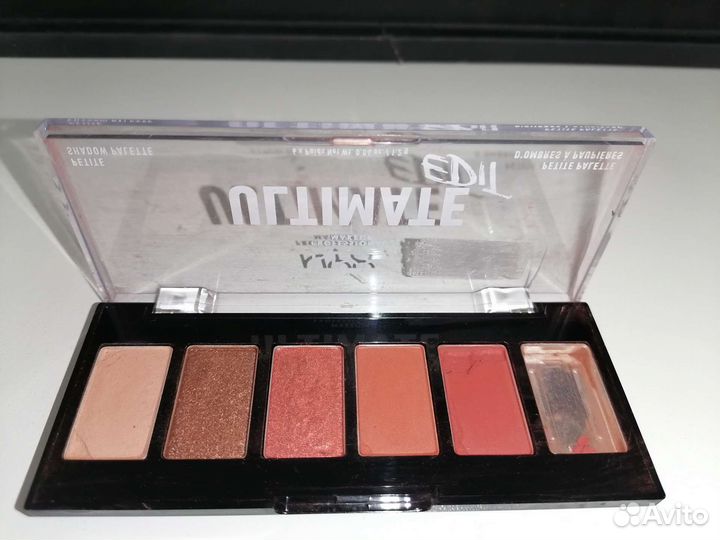 Палетка теней NYX ultimate edit, warm neutrals