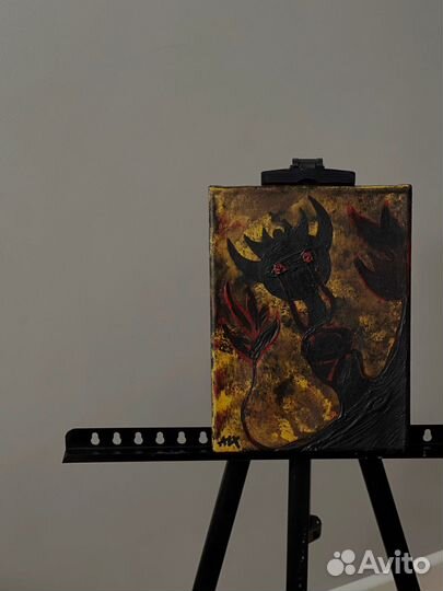 Картина акрилом на холсте