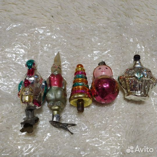Елочные игрушки СССР