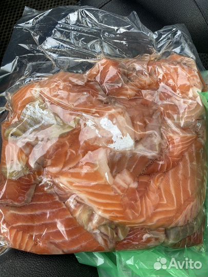 Обрезь с/с семги лосося