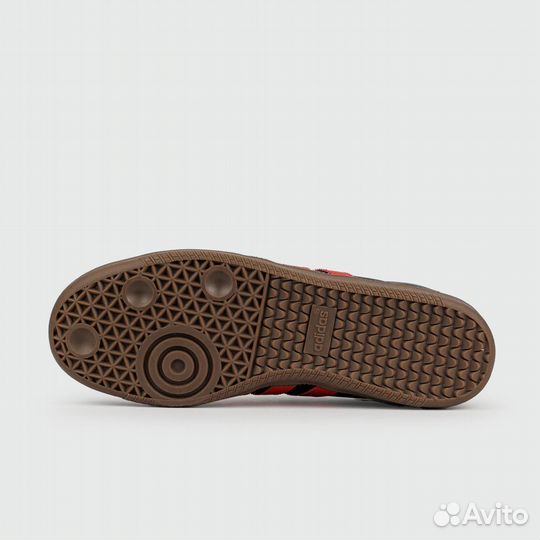 Кроссовки Adidas Samba OG Black Red Str
