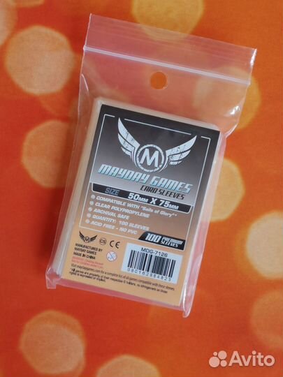 Протекторы для карт Mayday Standart 50x75 (100 шт)