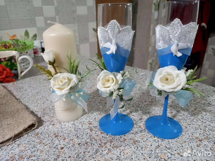 Свадебные бокалы