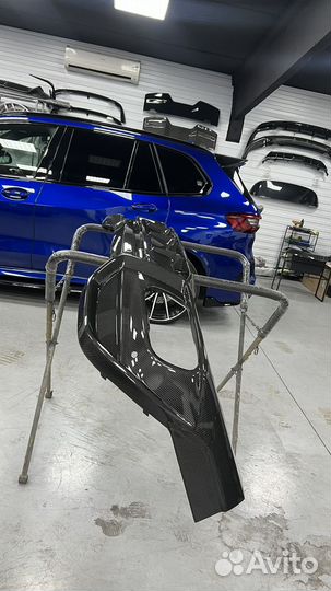 Диффузор Bmw X6 G06 сухой карбон