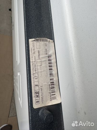 Входная дверь от застройщика