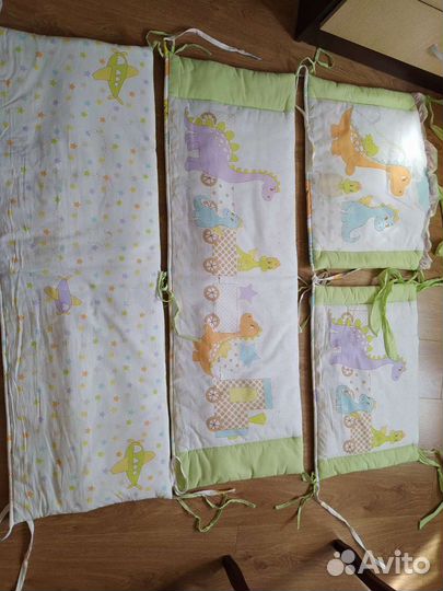 Бортики для детской кроватки