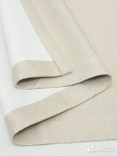 Шторы рогожка бежевый