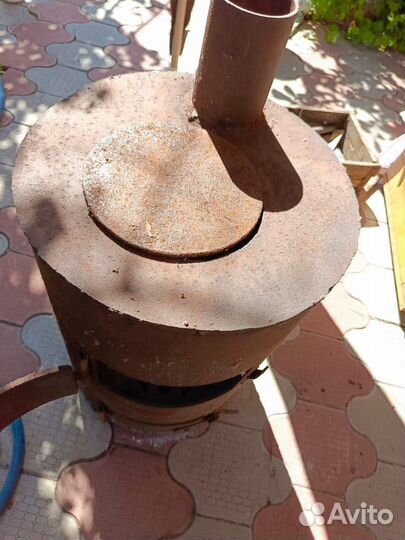 Печь буржуйка металл 10мм