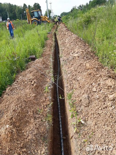 Копка траншей вручную