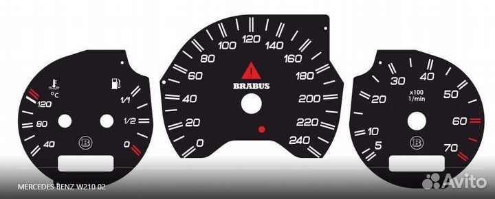Циферблат (шкала) приборной панели Мерседес Бенз