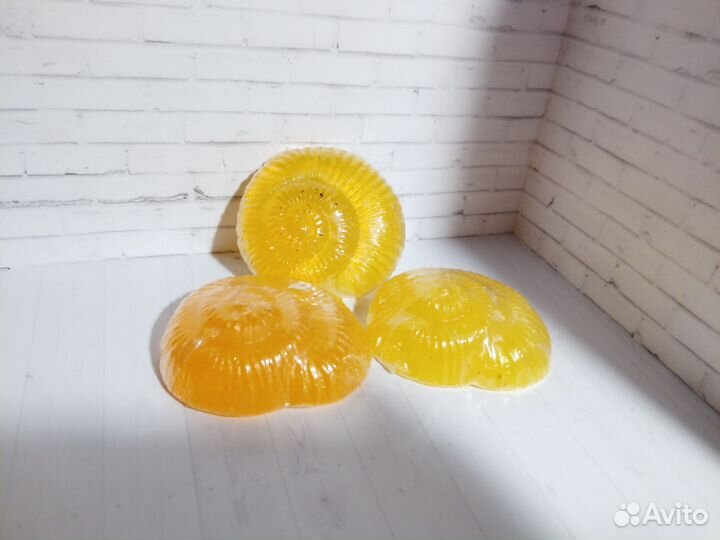 Янтарное мыло ручной работы