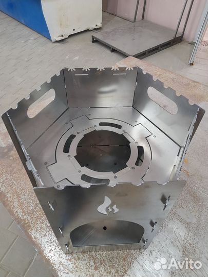 Печь казан-мангал разборный