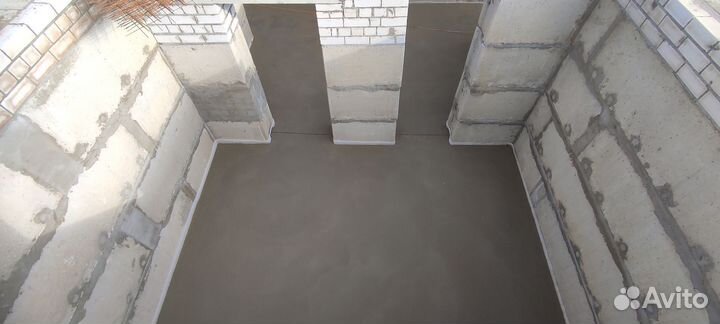 Полусухая стяжка пола за 1 день