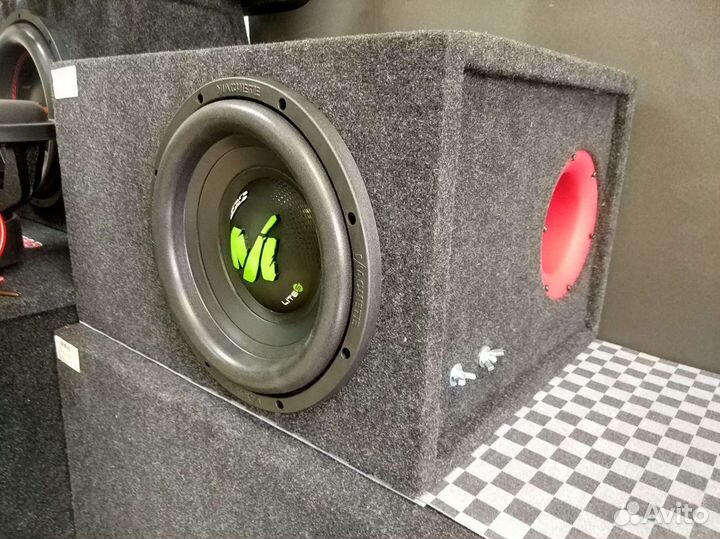 Сабвуфер Machete Lite ML-10S в коробе на трубе