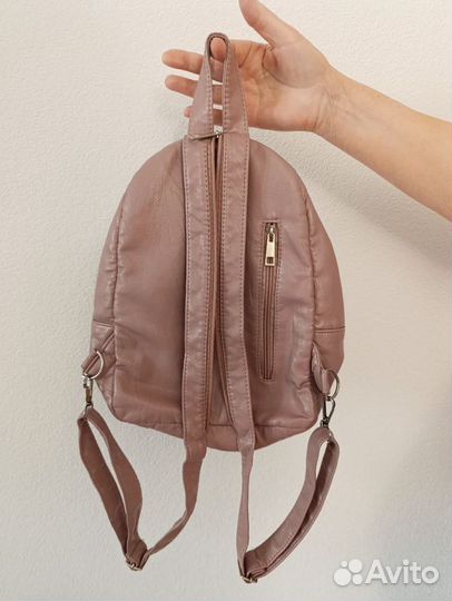 Рюкзак розовый женский