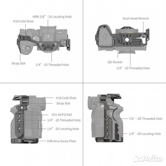 Smallrig 4538 клетка для Sony A7R V/A7 IV/A7S III