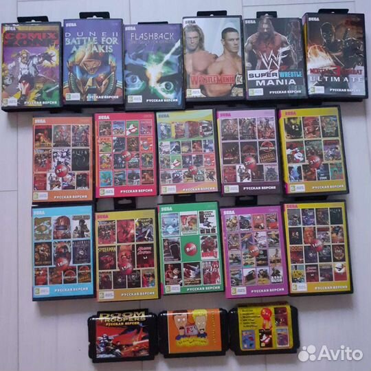 Картриджи для приставки Сега (Mega Drive)