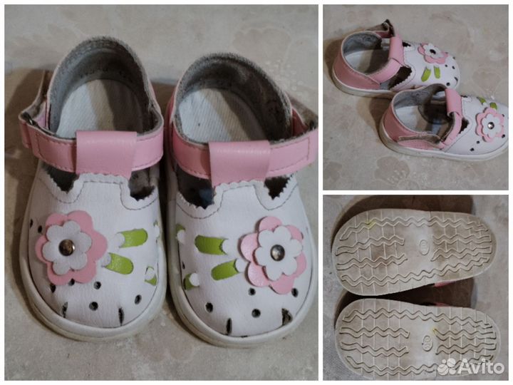 Обувь для девочки на весну - лето