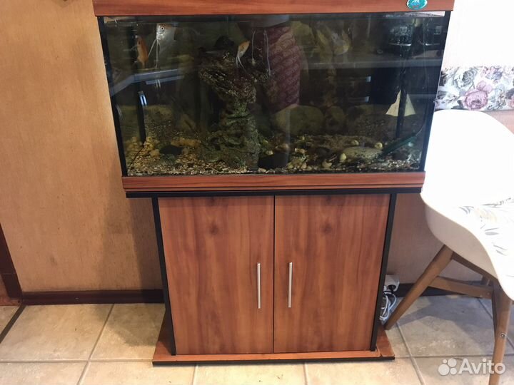 Аквариум 200 литров с тумбой