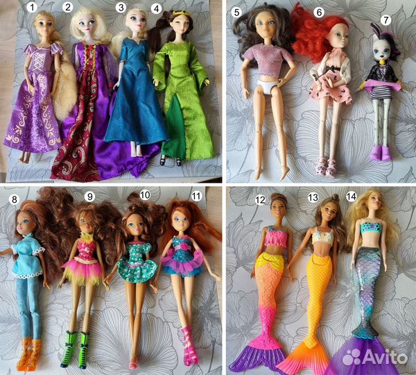 Куклы Disney, Winx и не только