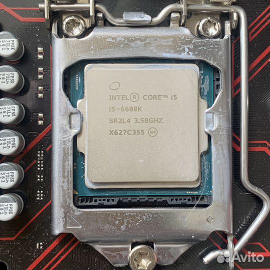 Процессор i5 6600k + материнская плата