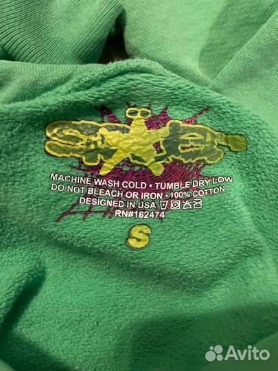 Толстовка sp5der hoodie slime thugger