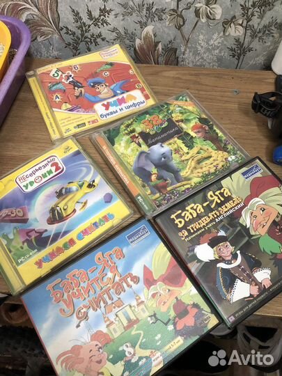 Cd диски игры детские развивающие обучающие