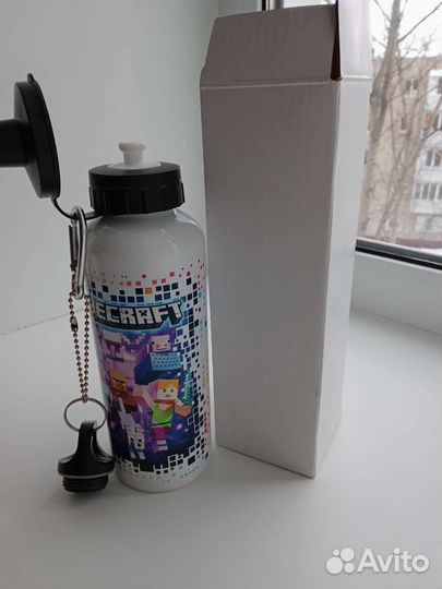 Бутылочка алюминиевая для питья и школы