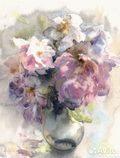 Акварель Тюльпаны и Постеры