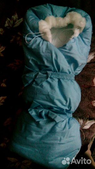 Конверт на выписку зимний для мальчика