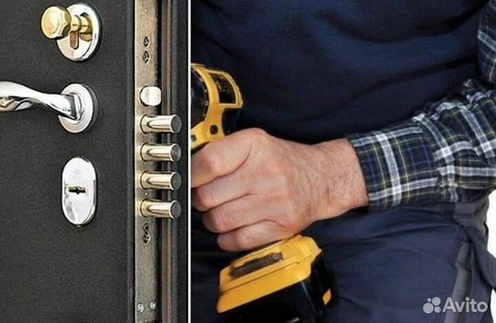 Установка дверных замков