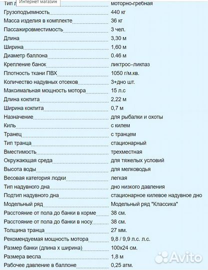 Моторно-гребная лодка Хантер 330 А надувная