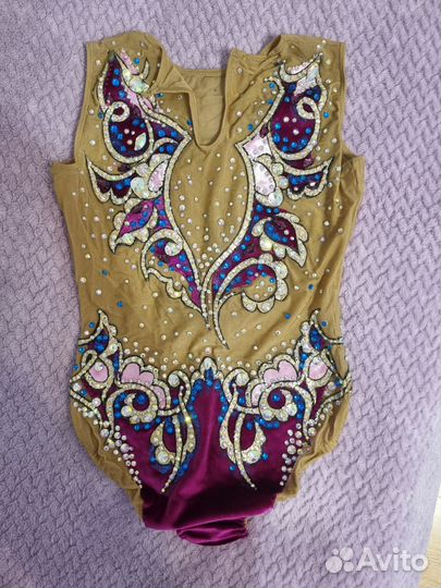 Купальник для спортивной аэробики 128-140 см