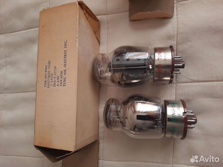 Tung-Sol JAN-6550 пара