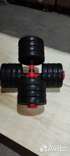 Гантели разборные 2по 8кг, общий вес 16кг