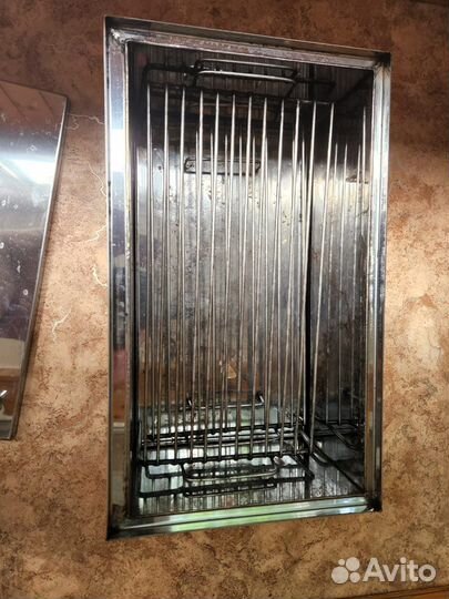 Коптильня горячего копчения из нержавейки