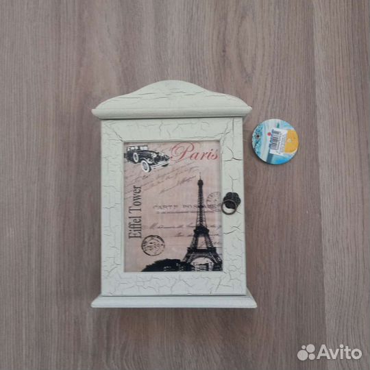 Ключница деревянная Париж Новая