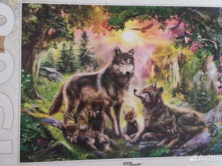 Пазлы 6 штук 1000-4000 деталей