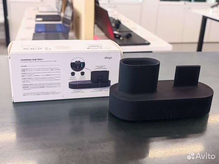 Стенд Зарядки Elago Charging Hub 3в1 для iPhone
