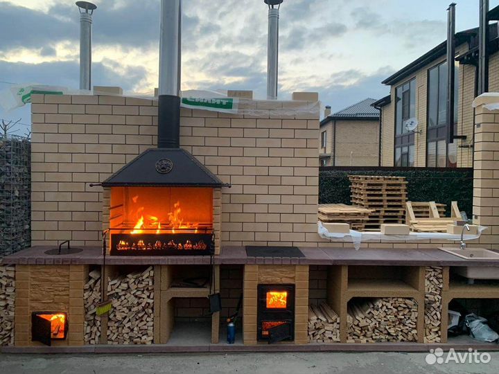 Печь барбекю от производителя