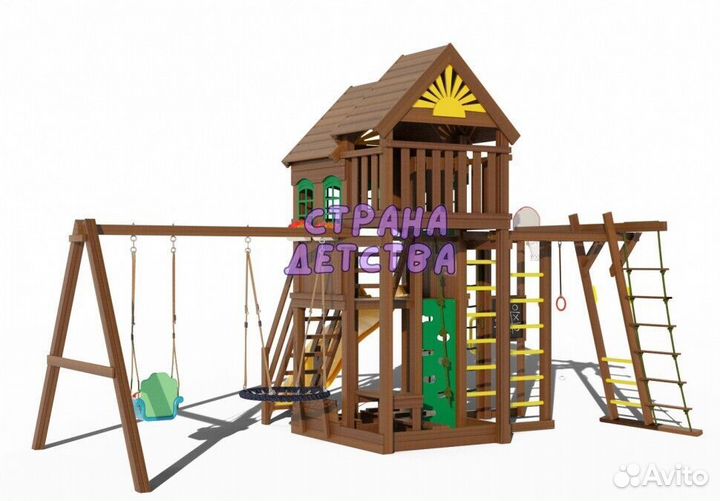 Детская площадка с горкой