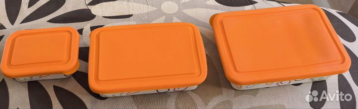 Салатники набор керамика с крышками