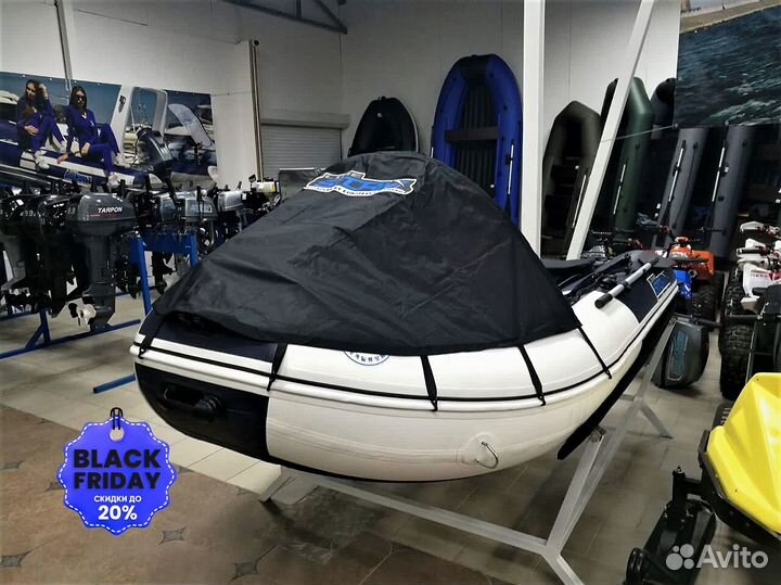 Лодка пвх Stormline Adventure Standard 340 бело-си