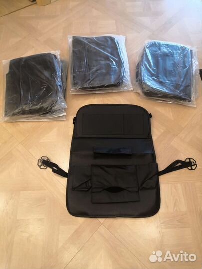 Органайзер в авто на спинку сиденья со столиком