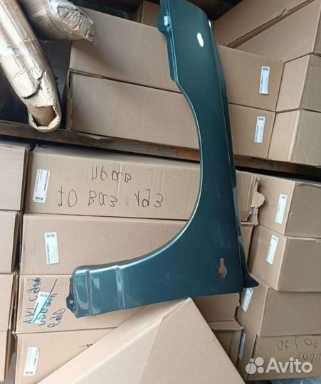 Крыло левое ваз 2110 2112 серо сине зелёный (Сочи)