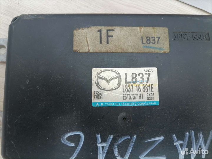 Блок управления двигателем Mazda 6 GH