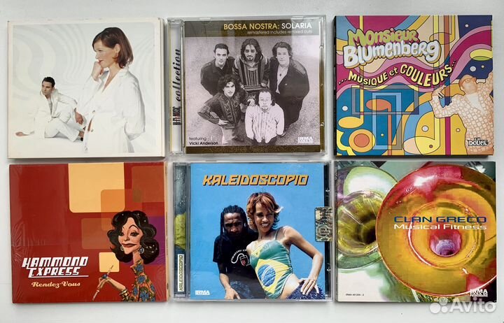 Компакт-диски CD лаунж, чиллаут, джаз фанк, хаус