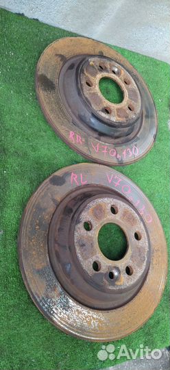 Диск тормозной пара задний Volvo V70 B4204T7 2011
