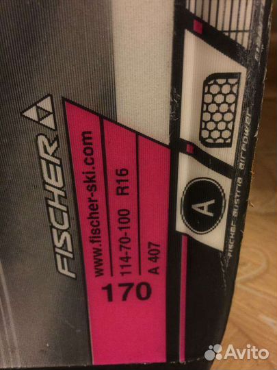 Горные лыжи fischer
