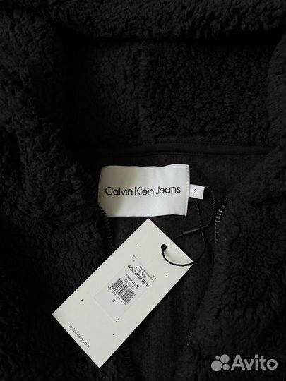 Плюшевое зип худи Calvin Klein Jeans Оригинал